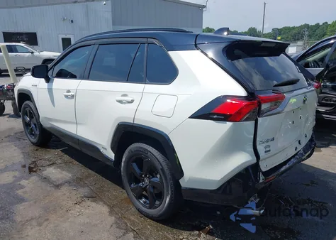 2021 Toyota Rav4 Hybrid Xse из США, поврежденный, VIN 2T3E6RFV1MW027642